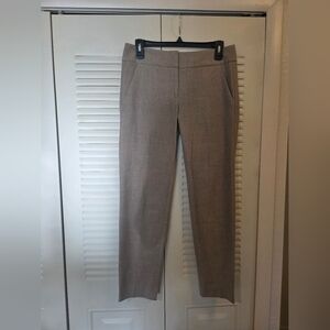 LOFT Straight Leg Tan Dress Pants